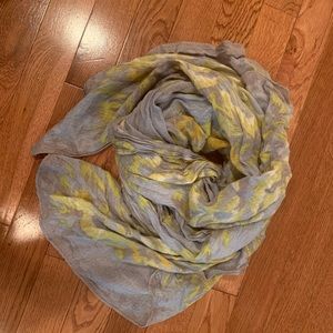 Printed designer scarf